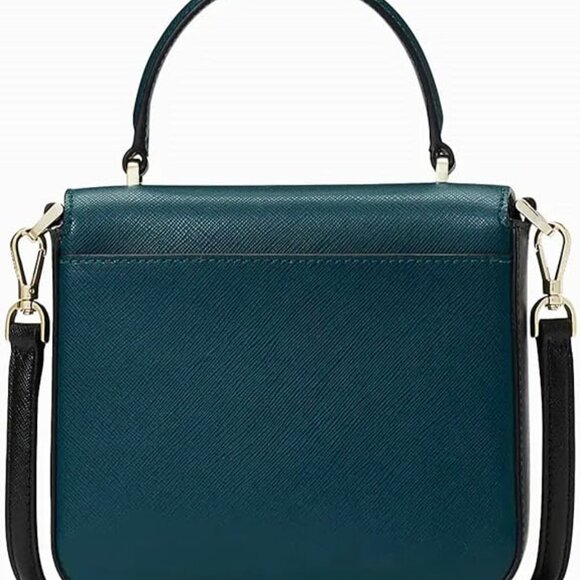 Kate Spade Staci Square Crossbody K7343 Saffiano Leather in Peacock - Picture 4 of 6